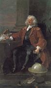 William Hogarth Colum captain oil painting artist